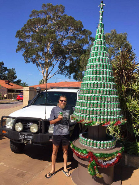 Aussie Man's Christmas Tree