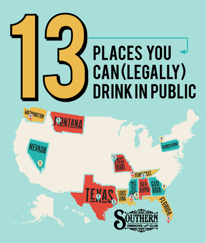 13 Places You Can(LEGALLY) Drink in Pulbic