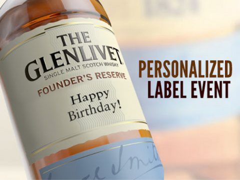Glenlivet Personalized Label