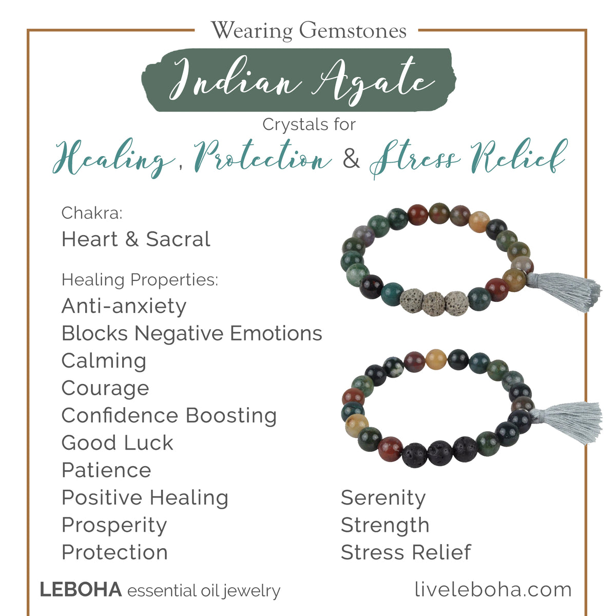 indian agate healing properties