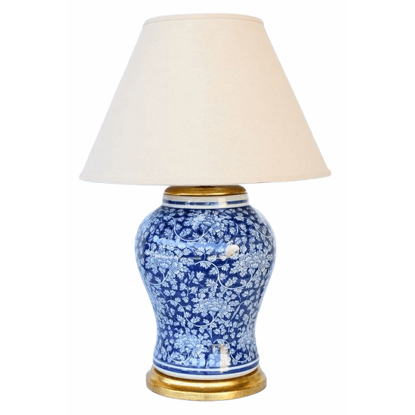 white blue lamp