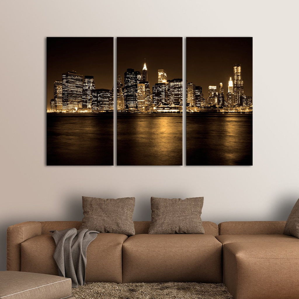 Manhattan Multi Panel Canvas Wall Art | ElephantStock