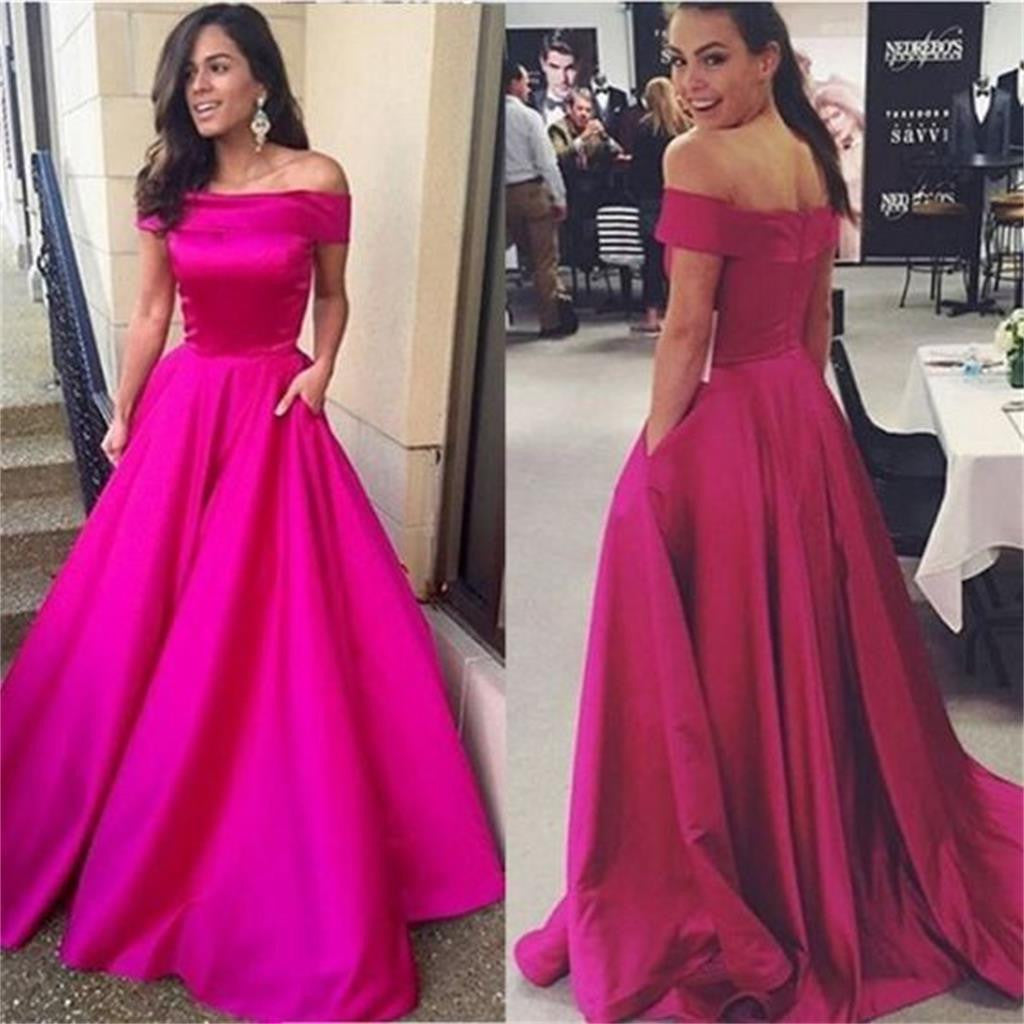 Off Shoulder Prom Dresses A Line Dresses Simple Prom Dresses Cheap Pr Okbridal