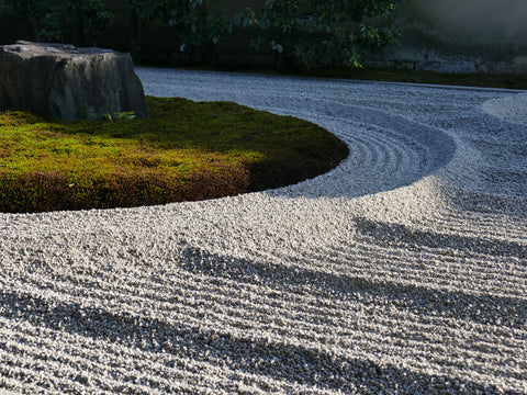 Zen garden Kyoto. Photo by Niki Fulton
