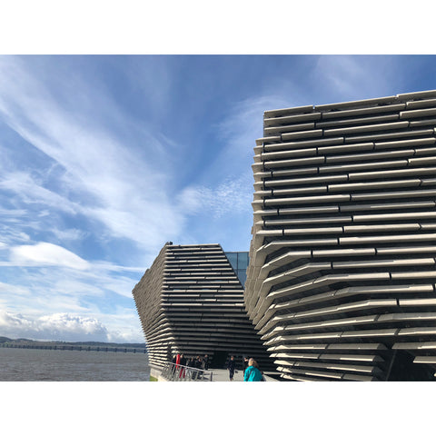 The exterior of the V&A Museum Dundee. Photo by Niki Fulton