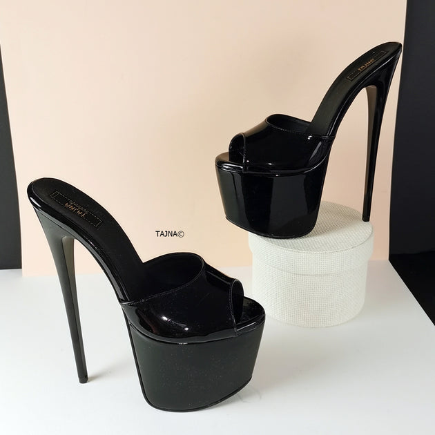 mule platform heels