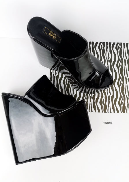 wedge mules shoes