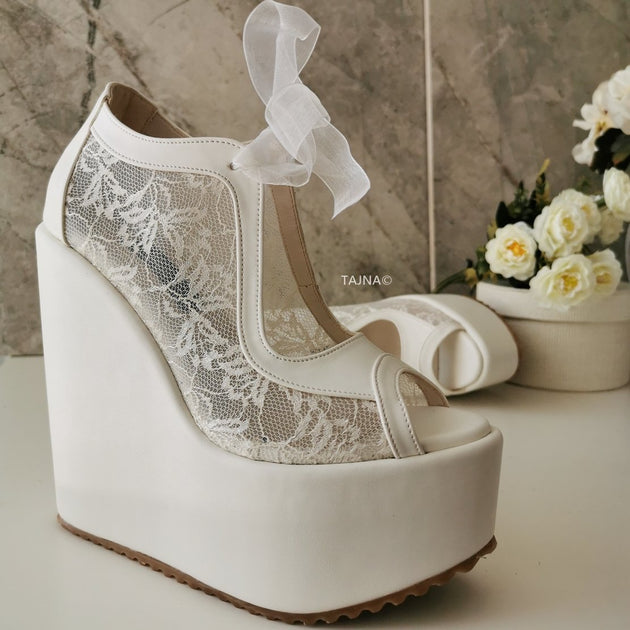 beige heels for wedding