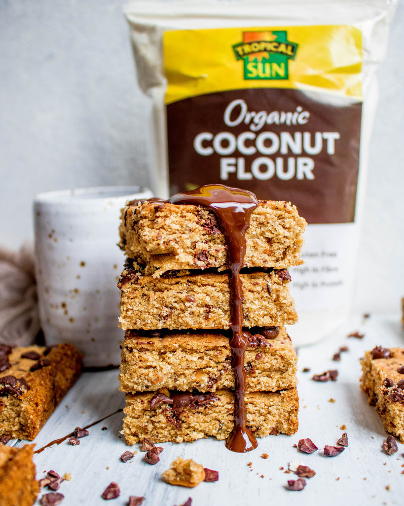 Tropical Sun Chocolate Chip Blondies