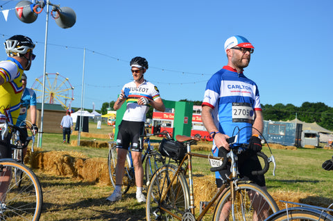 50 and 100 mile riders at Eroica Britannia 2017 Derbyshire L'Eroica