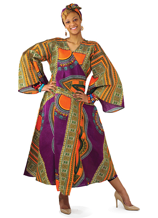 african wrap dresses