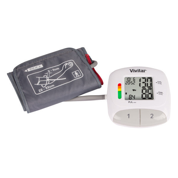 vivitar blood pressure monitor instructions