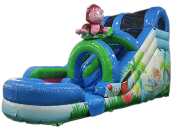 15' Monkey Surf Water Slide'