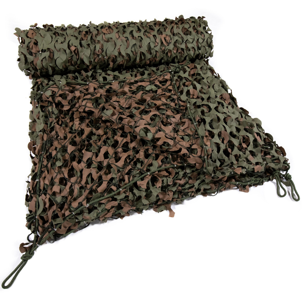 Alentar interior sirena Woodland Military Reinforced Camo Netting - [XL Bulk Roll] – Camo Nets USA