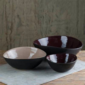 Prêt-à-Pot handmade ceramic bowls available at Sarza home goods and furniture store, Rye, New York. 