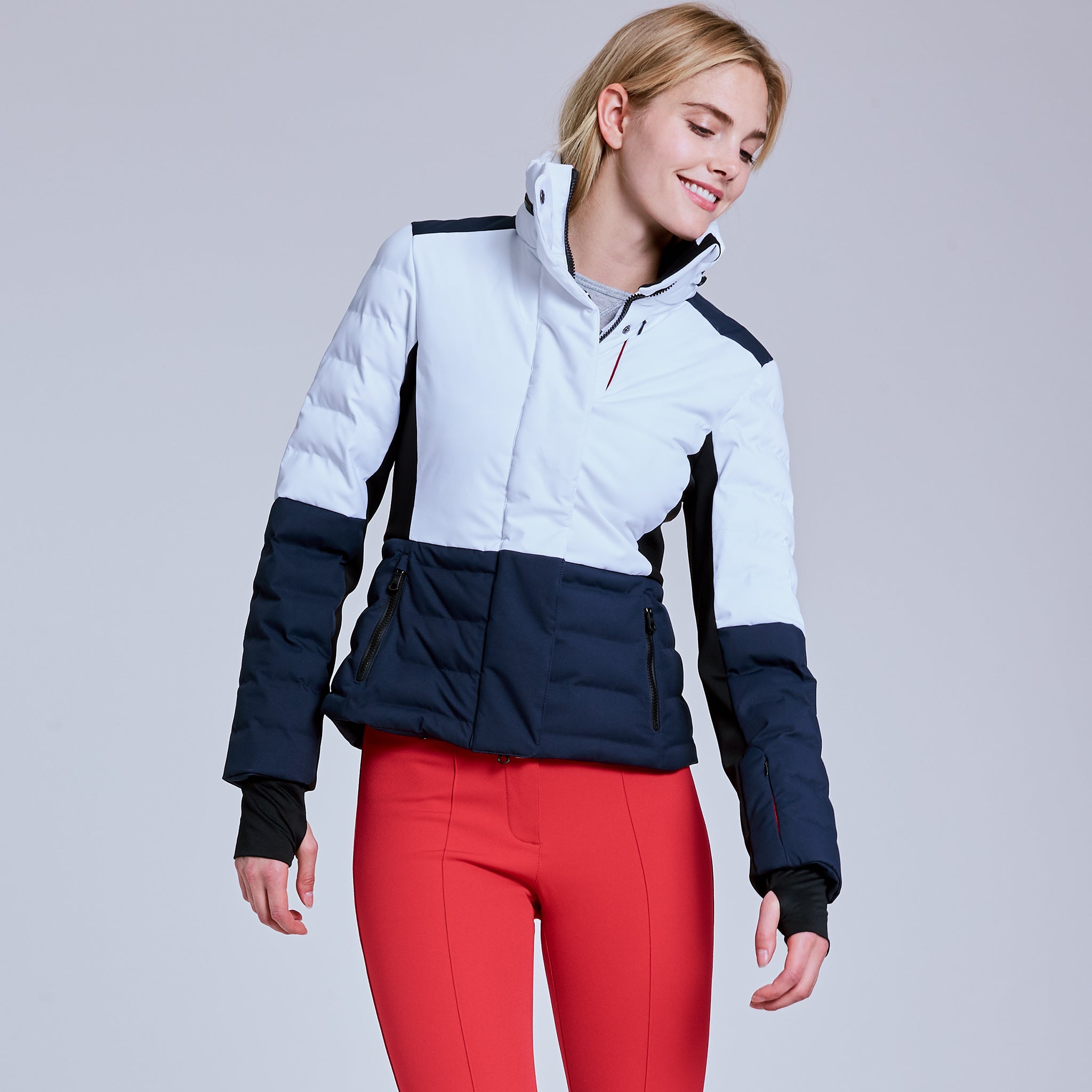Snow/Navy