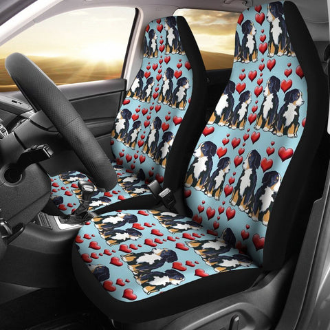 Bernese Mountain Dog Love Print Car Seat Covers-Free Shipping