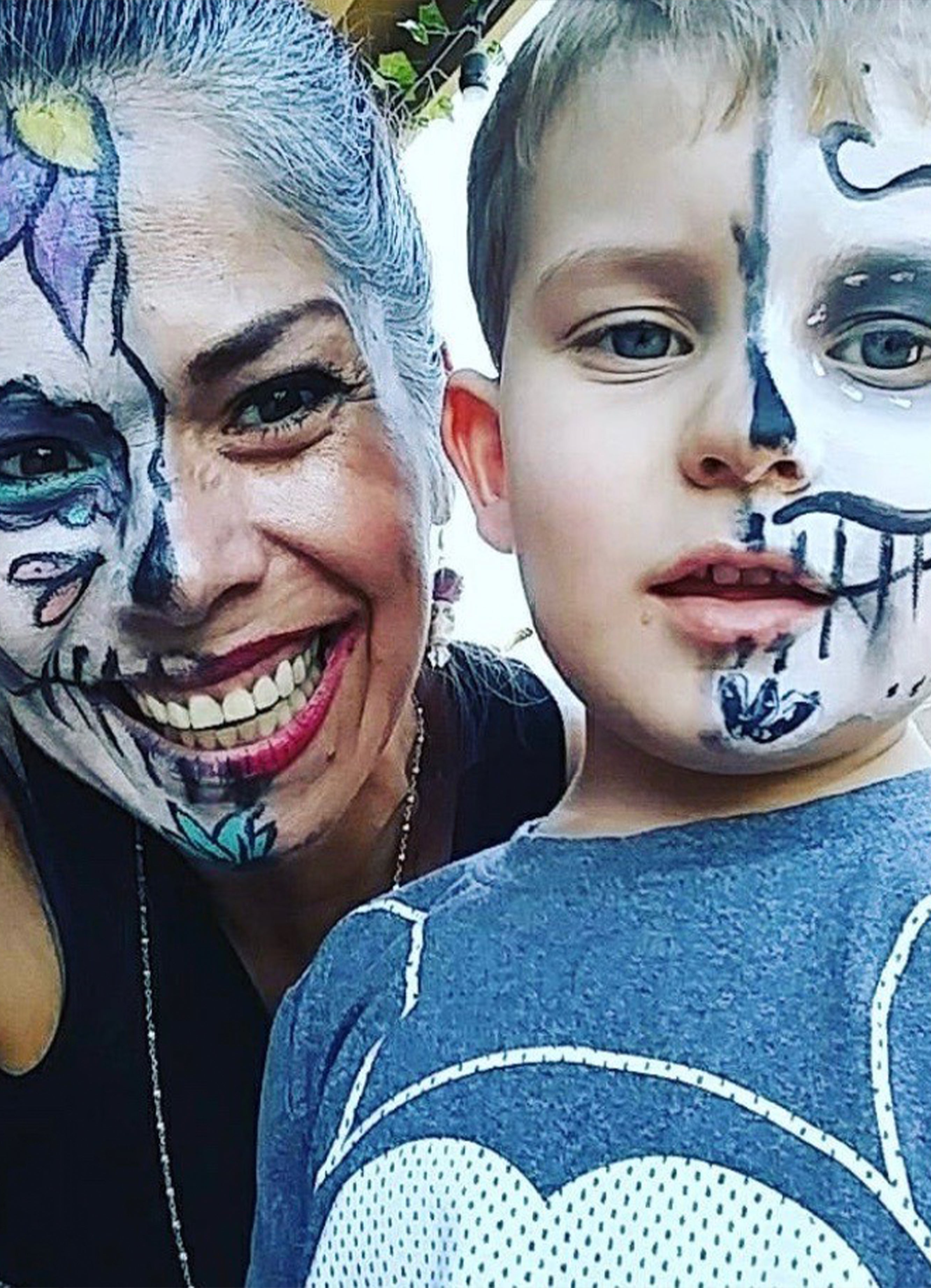Day of the dead face painting 