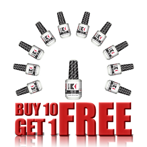 Kupa Gelfinity, Matte Top Coat, 0.5oz, Buy 10 Get 1 FREE