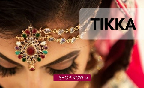 Acheter Tikka Pas Cher En Ligne - Bijoux pour la tête, front maang tikka 