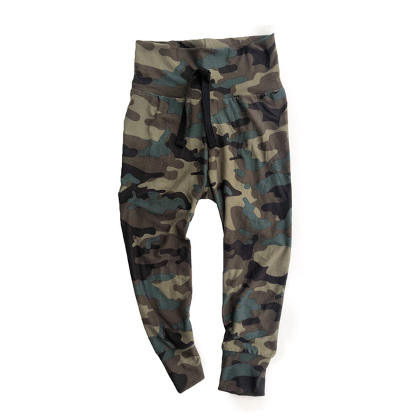 green camo joggers