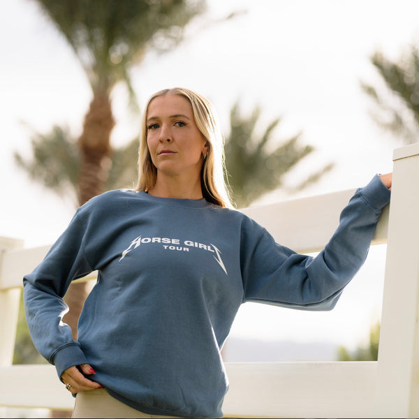 HORSE GIRLS TOUR Sweatshirt | Marine