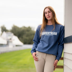 EQUESTRIAN ATHLETICS Sweatshirt | Marine