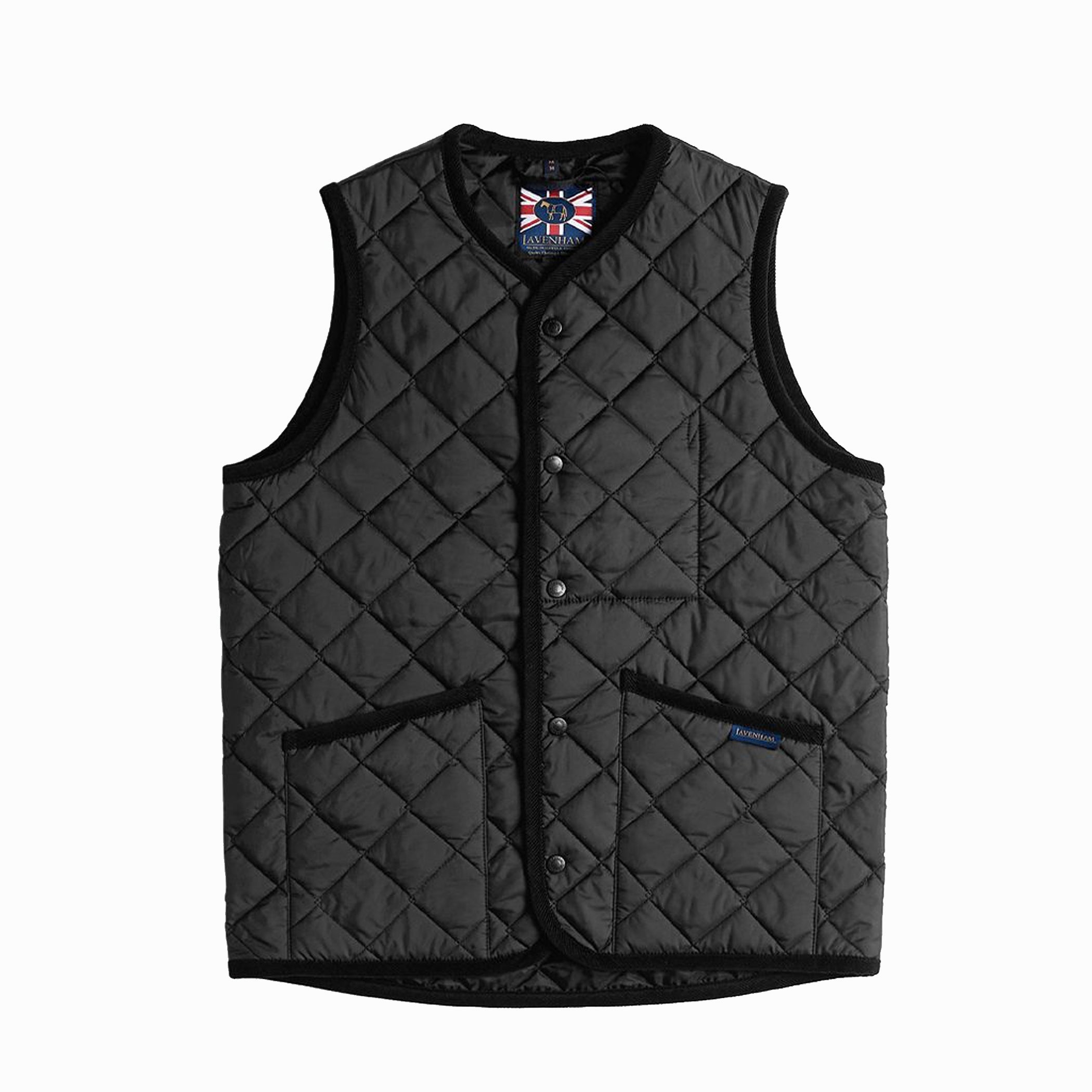 Lavenham Thornman gilet - Lamp Black – Stomping Ground