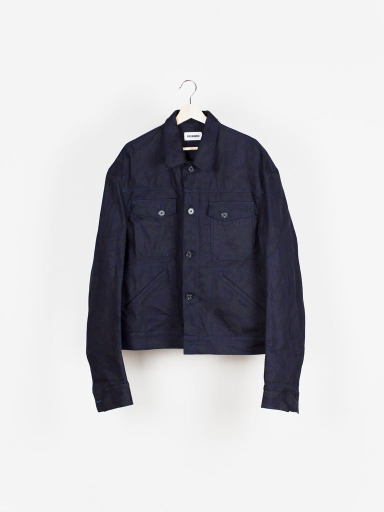 送関込 KOZABURO OVERSIZED MOLESKIN JEAN JACKET | giulianacividanes