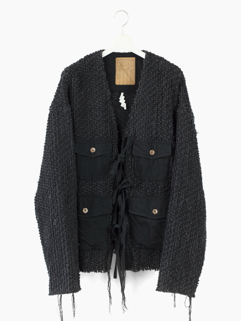 Soshiotsuki SS22 Denim Sakiori Cardigan