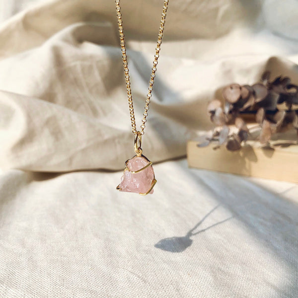 pink morganite necklace