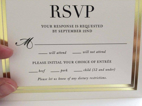 An hilarious mistake in a wedding RSVP card!