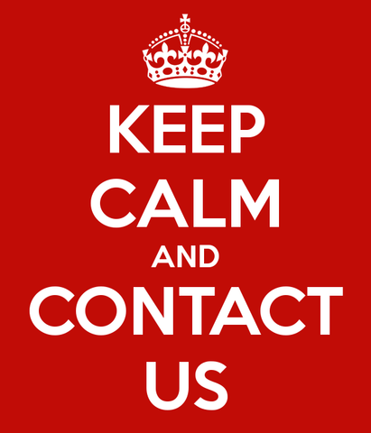 KEEP CALM AND CONTACT US by Sin Chew Optics