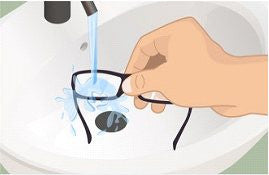 Step 2 to Cleaning Glasses