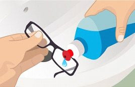 Step 3 to Cleaning Glasses