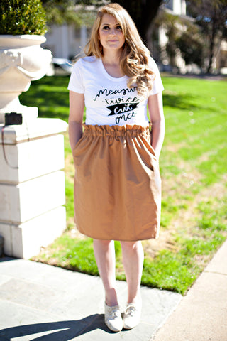 Paper Bag Skirt