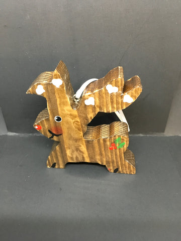 DIY Reindeer Wooden Ornament