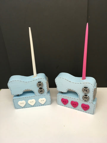 DIY Sewing Machine Candle Holder Painting Packet