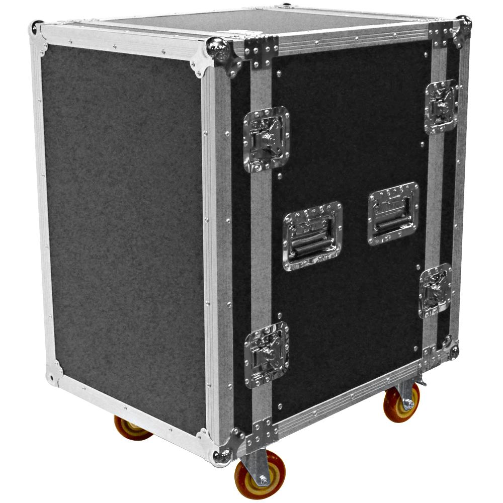 16 Space Ata Rack Case With Casters Wheels 16u Server Cabinet