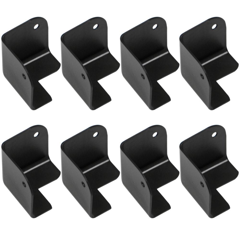 Speaker Cabinet Or Subwoofer Cabinet Corners Black Metal 8