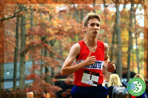 Noah Farrelly at Section IV Cross Country Championships