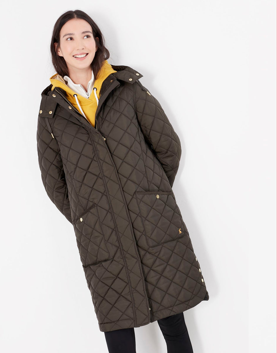 Joules Chatham Quilted Coat Womens Confluence Running Company