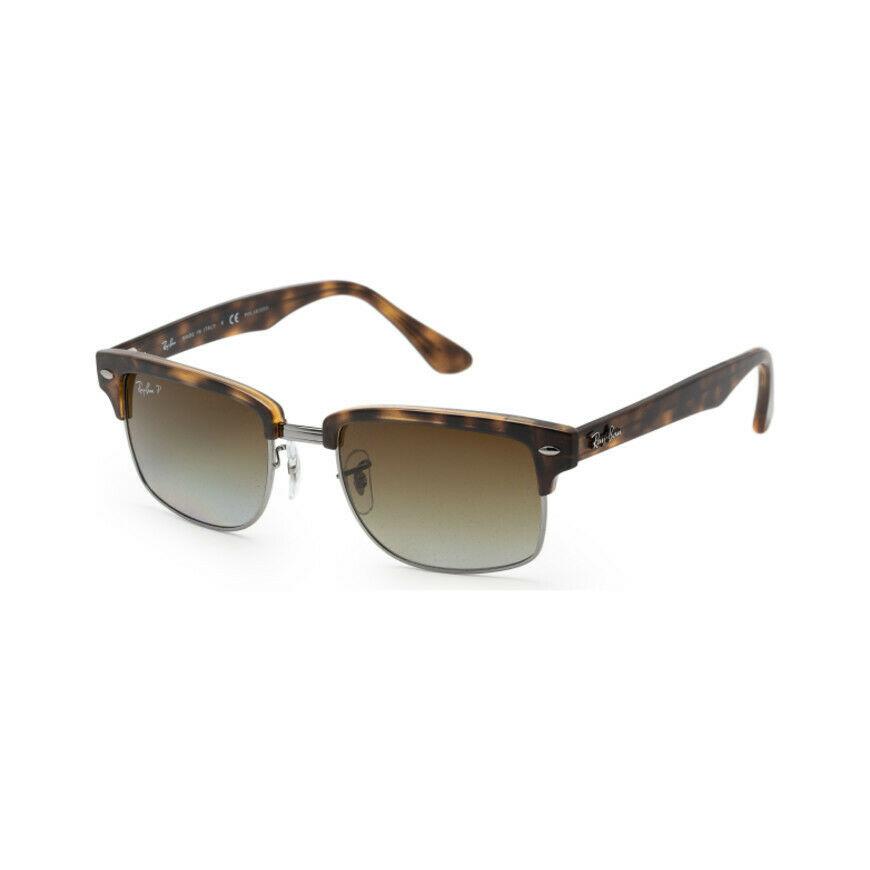 Ray Ban Clubmaster Rb4190 878 M2 52 Sunglasses Tortoise Brown Lens Eyewear District