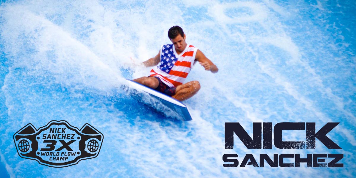 Nick Sanchez flowboarding