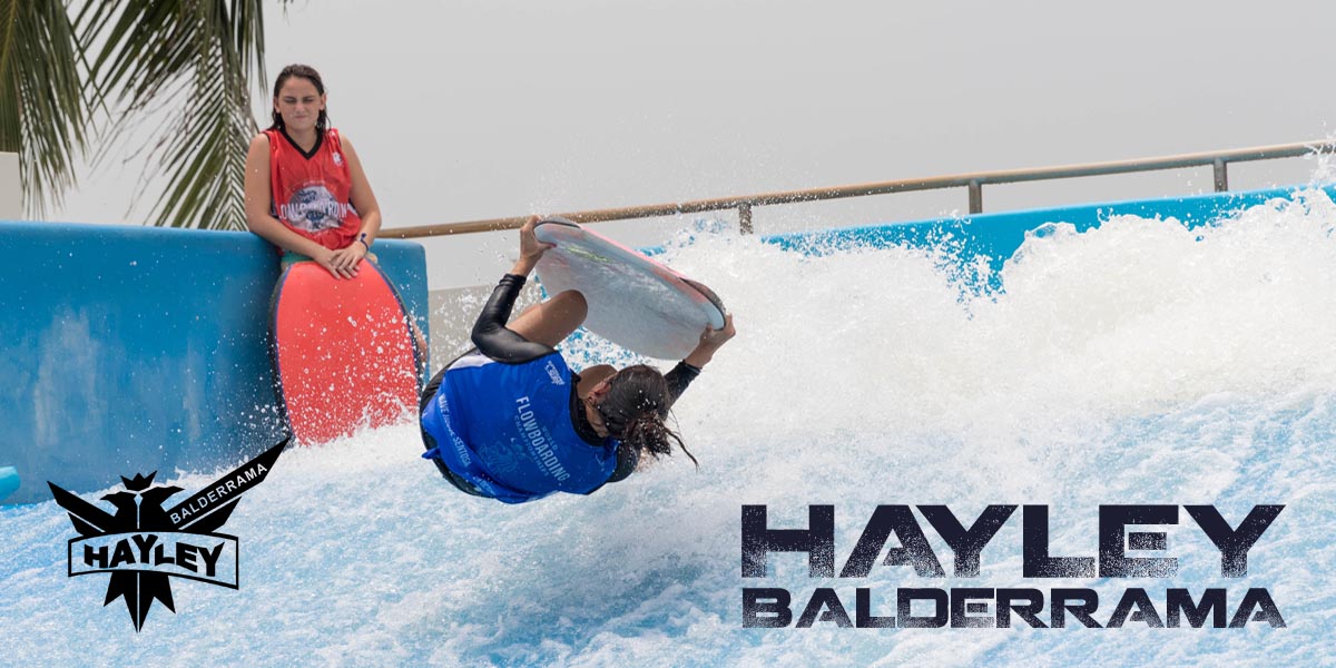 Hayley Balderrama flowboarding