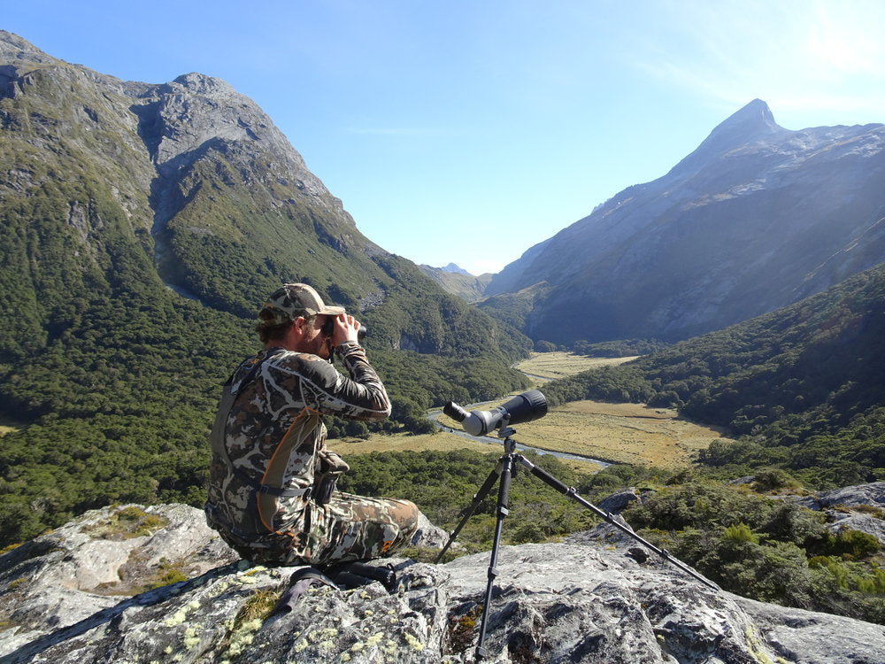 back pack hunting scenic new zealand