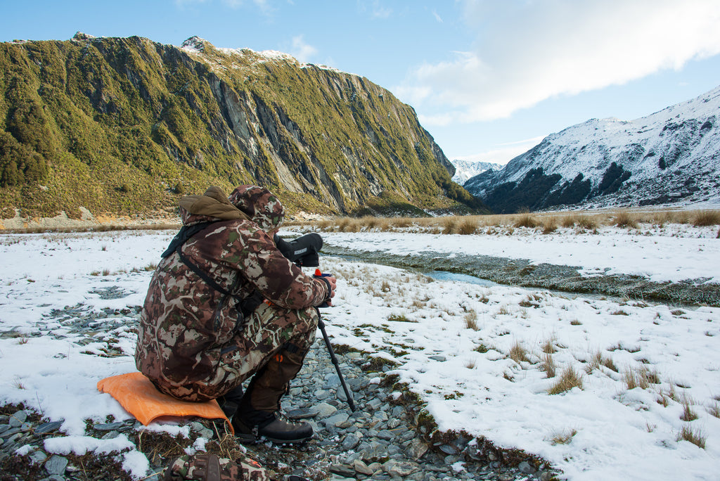 Glassing for tahr in the snow