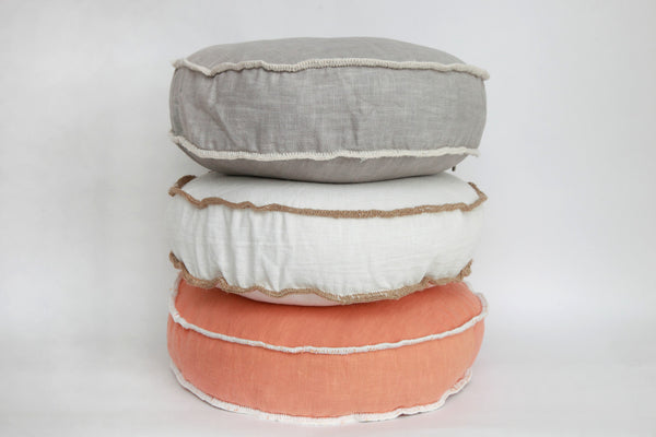 Alfajor Linen Cushion - Grey