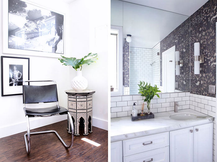 Designer Spotlight Lindsay Pennington Arianna Belle Blog - bath + chair corner