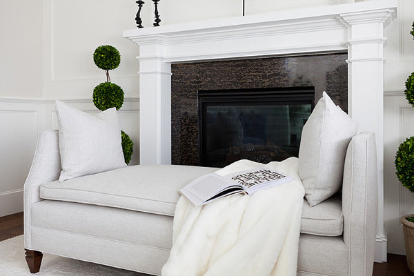 Designer Spotlight: Lucie Ayres | Arianna Belle Blog | Living Room with Fireplace